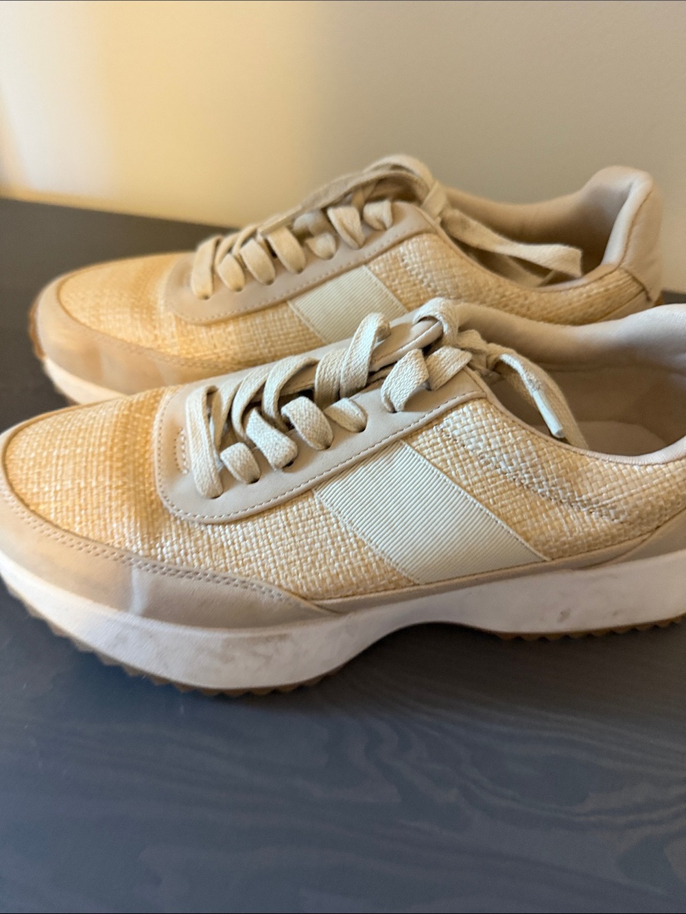 Dolce Vita Cream Platform Sneakers BREELA